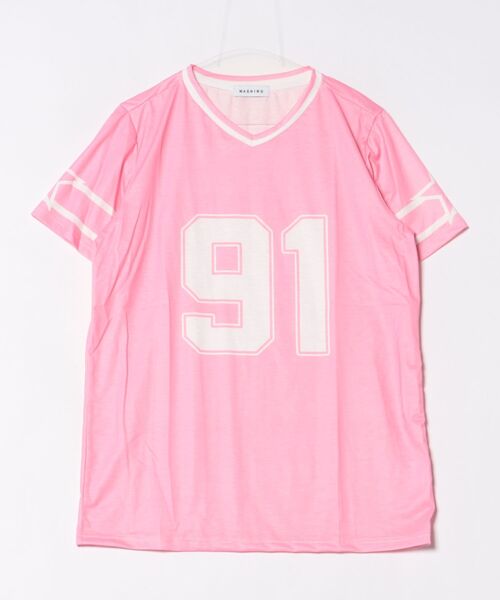 ALMO tシャツ アメリカンフットボール シャツ Y2K 韓国 ヒップホップ
