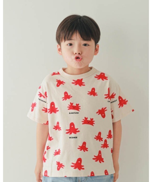 たこさん nicohrat（ニコフラート） tシャツ タコさんTシャツ キッズ 子供服