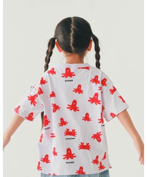 nicohrat（ニコフラート） tシャツ タコさんTシャツ キッズ 子供服
