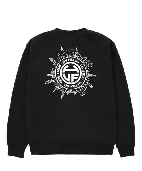 「HUF」 スウェットカットソー LARGE ブラック メンズの画像