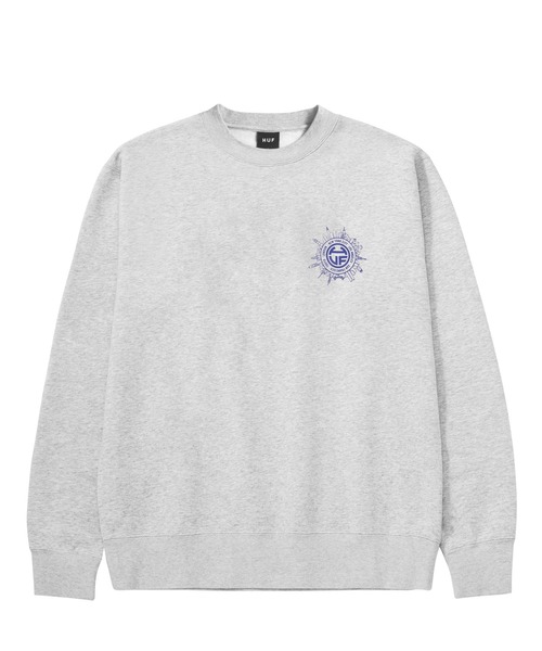 「HUF」 スウェットカットソー LARGE ブラック メンズの画像