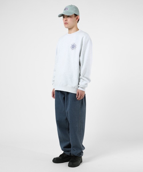 「HUF」 スウェットカットソー LARGE ブラック メンズの画像
