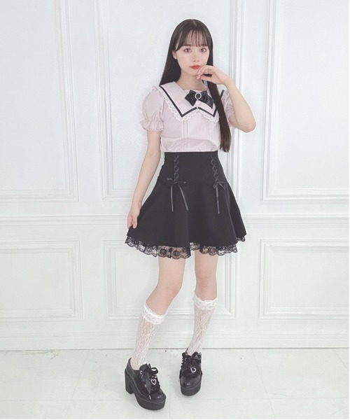 「Honey Cinnamon」 半袖シャツ FREE ピンク レディース_画像5
