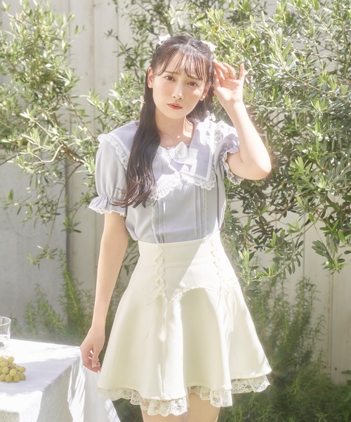 「Honey Cinnamon」 半袖シャツ FREE ピンク レディース_画像8