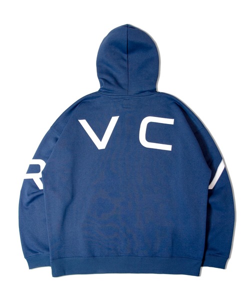 「RVCA」 ジップアップパーカー L ブラウン メンズ_画像4