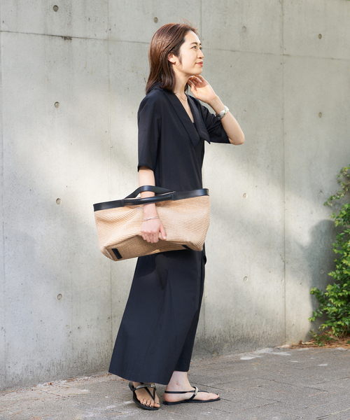ワンピース Cotton Linen Flare Dressの画像