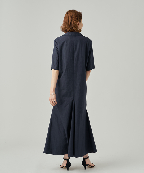 ワンピース Cotton Linen Flare Dressの画像