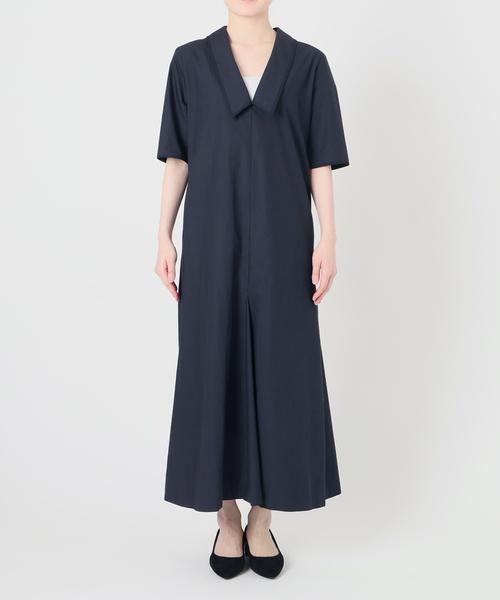 ワンピース Cotton Linen Flare Dressの画像