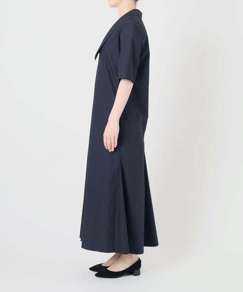 ワンピース Cotton Linen Flare Dressの画像
