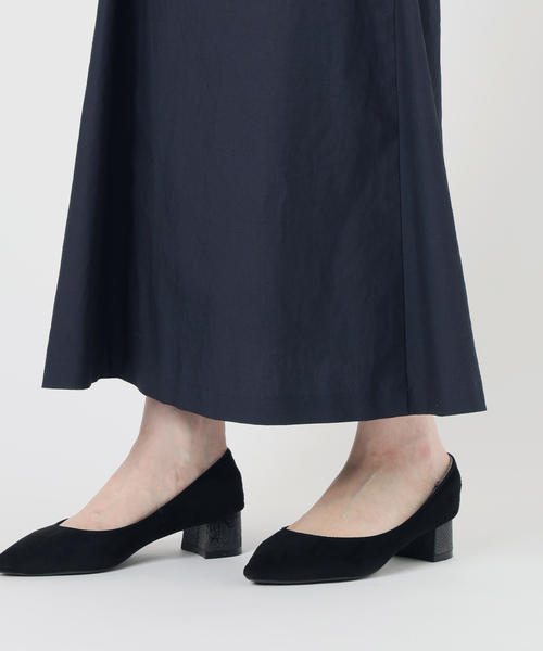 ワンピース Cotton Linen Flare Dressの画像