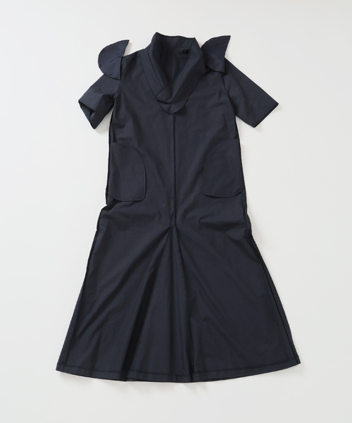 ワンピース Cotton Linen Flare Dressの画像