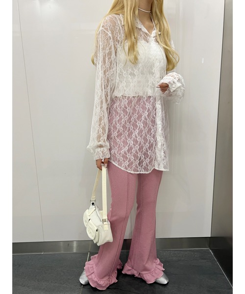 「WC」 パンツ FREE ブラック レディース_画像5