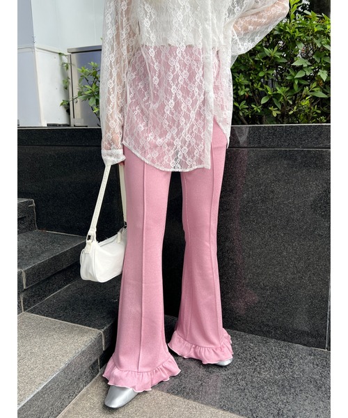 「WC」 パンツ FREE ブラック レディース_画像6