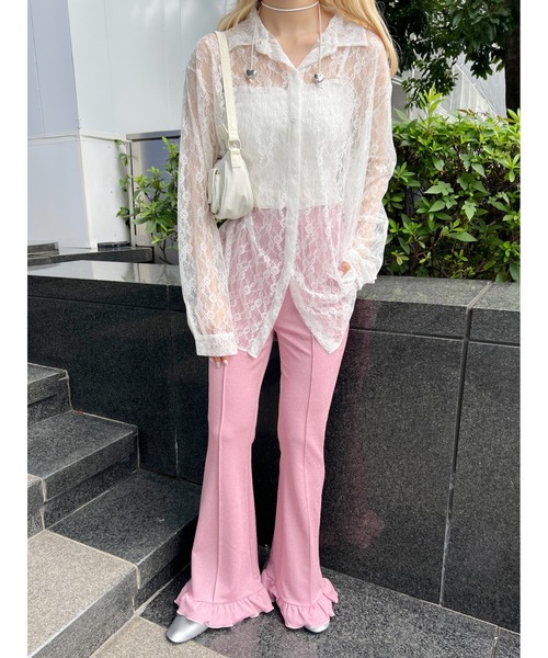 「WC」 パンツ FREE ブラック レディース_画像7