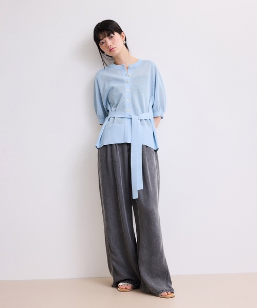 ADAM ET ROPE'（アダムエロペ） カーディガン 「WEB限定」バック