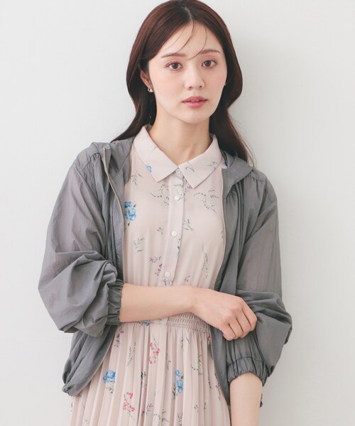 ブルゾン アウター 「撥水」Everyday！すきブルゾン「イージーアイロン／洗濯機OK」 レディースの画像