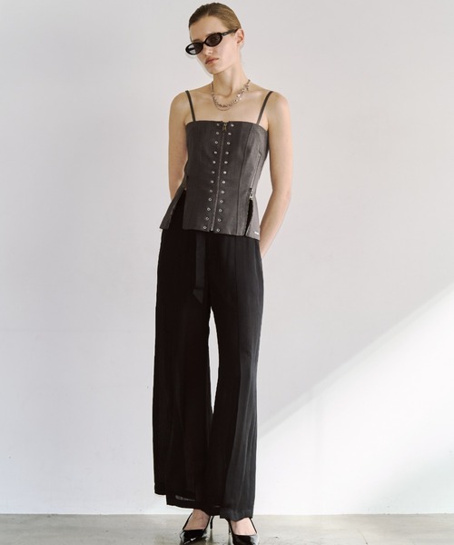JOSE MOON（ジョゼムーン） パンツ SHEER CUTTING PANTS/シアー