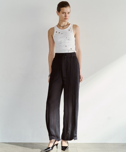 パンツ COMMON CUTTING TAILORED TROUSERS JOSE MOON（ジョゼムーン） パンツ SHEER CUTTING PANTS/シアー
