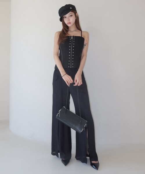JOSE MOON（ジョゼムーン） パンツ SHEER CUTTING PANTS/シアー