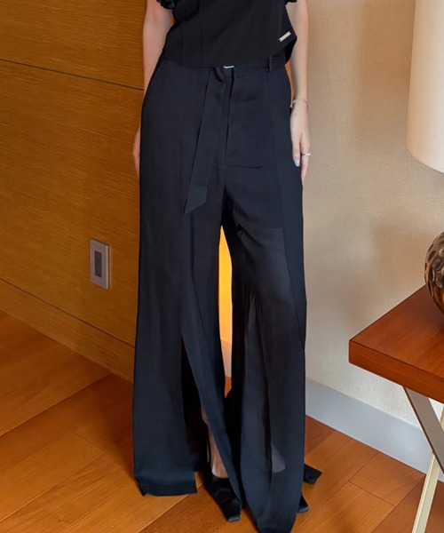 JOSE MOON（ジョゼムーン） パンツ SHEER CUTTING PANTS/シアー