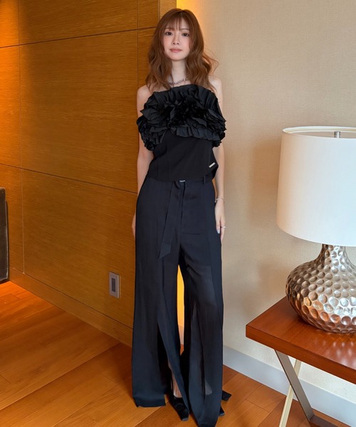 JOSE MOON（ジョゼムーン） パンツ SHEER CUTTING PANTS/シアー