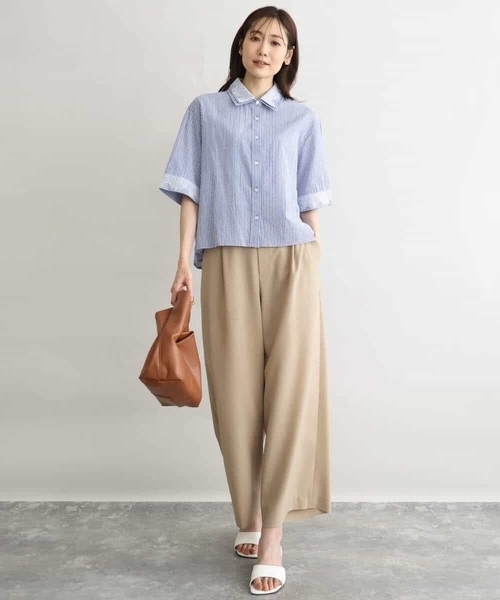 MK MICHEL KLEIN（エムケー ミッシェルクラン） ブラウス シャツ 夏