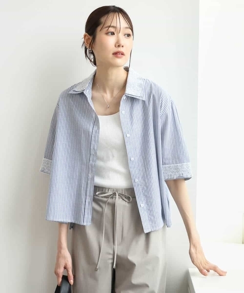MK MICHEL KLEIN（エムケー ミッシェルクラン） ブラウス シャツ 夏