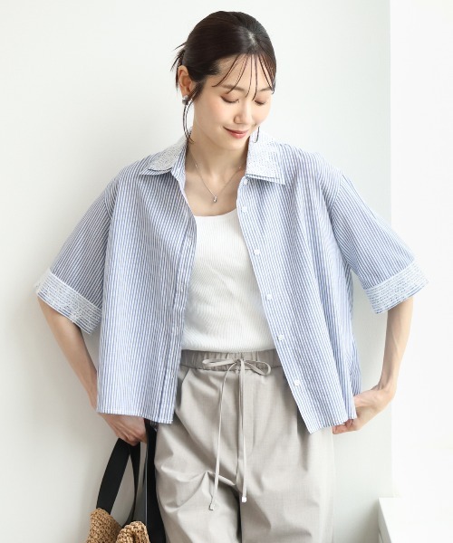 MK MICHEL KLEIN（エムケー ミッシェルクラン） ブラウス シャツ 夏 