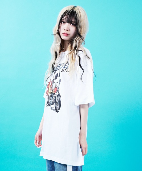 「PANDIESTA」 半袖Tシャツ L ライトグレー メンズ_画像4