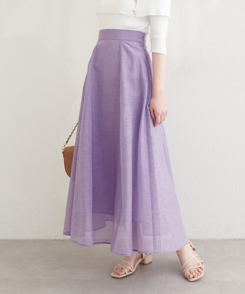 natural couture スカート シアーフレアスカート : ZOZOTOWN Yahoo!店