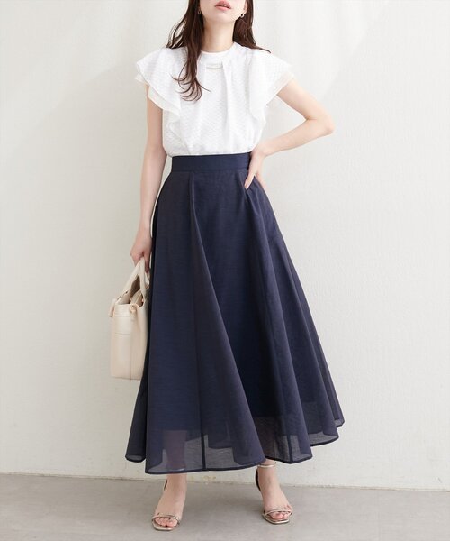 natural couture スカート シアーフレアスカート : ZOZOTOWN Yahoo!店