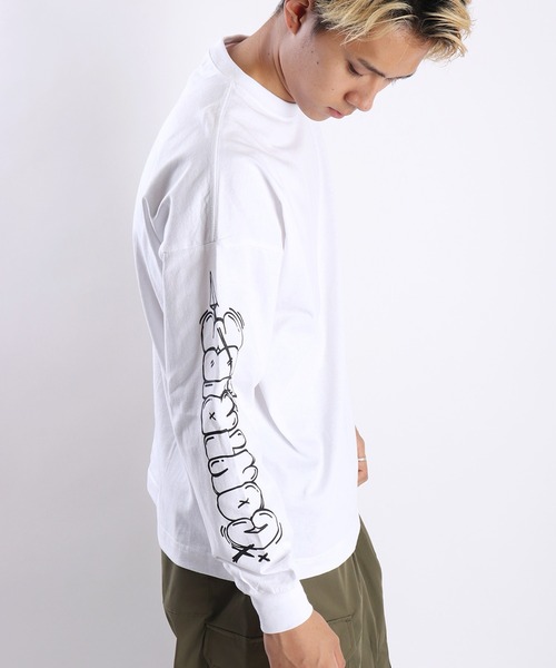 「WESTSEA」 「Contribe」長袖Tシャツ L ブラック系その他 メンズ_画像3