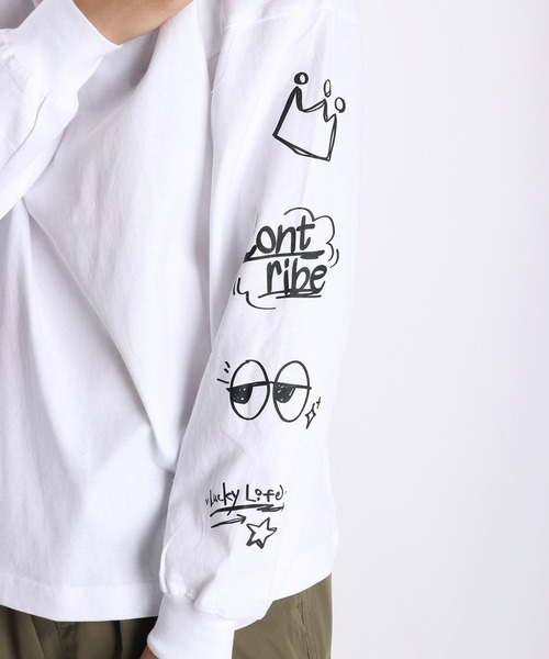 「WESTSEA」 「Contribe」長袖Tシャツ L ブラック系その他 メンズ_画像4