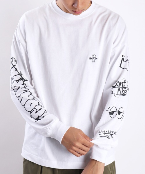 「WESTSEA」 「Contribe」長袖Tシャツ L ブラック系その他 メンズ_画像8