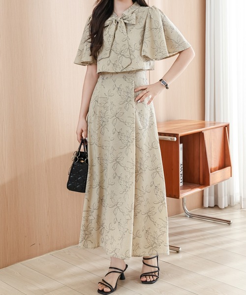 「Lace Ladies」 半袖ワンピース FREE アイボリー レディース_画像6