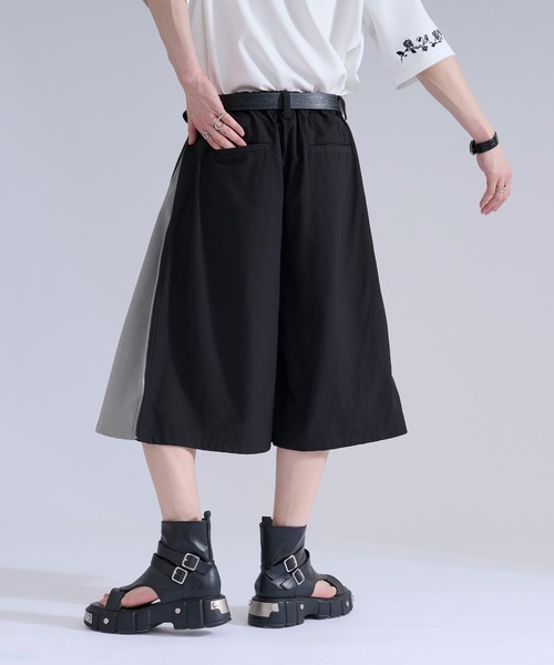 Ellno Loset（エルノロゼット） ワイドパンツ パンツ サイドジップバイ