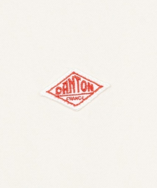 「DANTON」 7分袖プルオーバー 38 オリーブ レディース