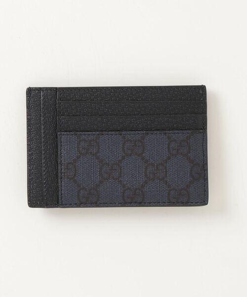 GUCCI（グッチ） GGスプリーム カードケース - ネイビー メンズ