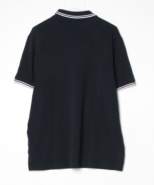 「FRED PERRY」 半袖ポロシャツ X-LARGE ネイビー レディース_画像2