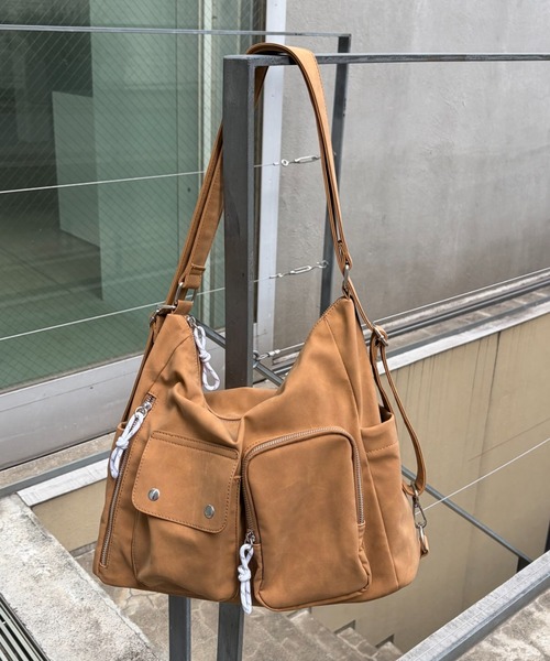 CIAOPANIC TYPY エコ BAG付きマルチウェイショルダー ブラウン CIAOPANIC TYPY（チャオパニックティピー） ショルダーバッグ バッグ