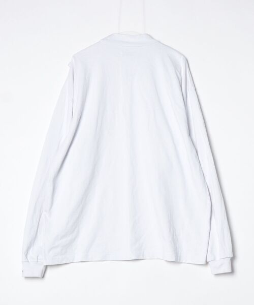 「CAHLUMN」 ワンポイント長袖Tシャツ X-LARGE ホワイト メンズ_画像2