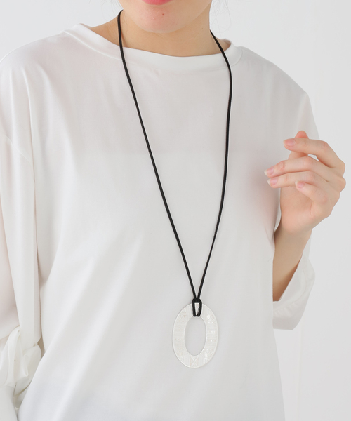 ネックレス ADRAR/アドラル OVAL NECKLACE レディースの画像