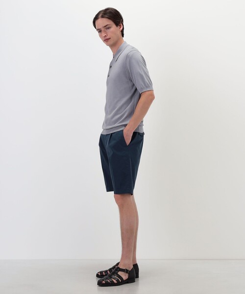 パンツ 「別注」PT TORINO コットンストレッチ ショートパンツ メンズの画像
