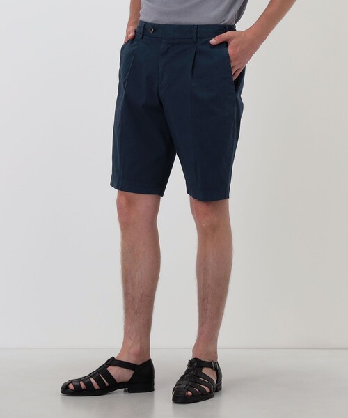 パンツ 「別注」PT TORINO コットンストレッチ ショートパンツ メンズの画像