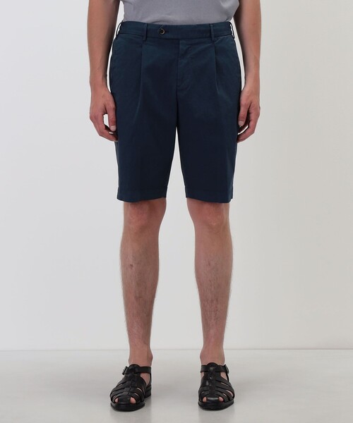 パンツ 「別注」PT TORINO コットンストレッチ ショートパンツ メンズの画像