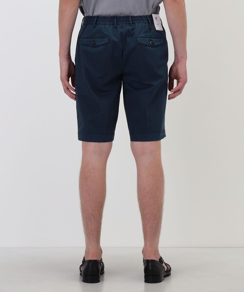 パンツ 「別注」PT TORINO コットンストレッチ ショートパンツ メンズの画像