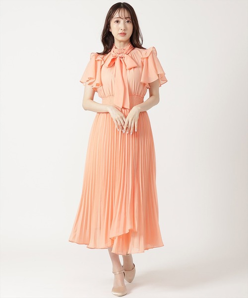 「WILLSELECTION」 半袖ワンピース MEDIUM ブラウン レディース_画像2