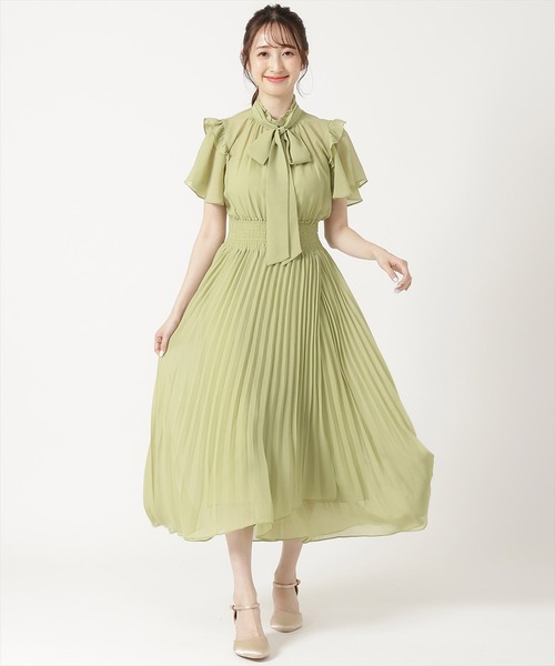 「WILLSELECTION」 半袖ワンピース MEDIUM ブラウン レディース_画像3