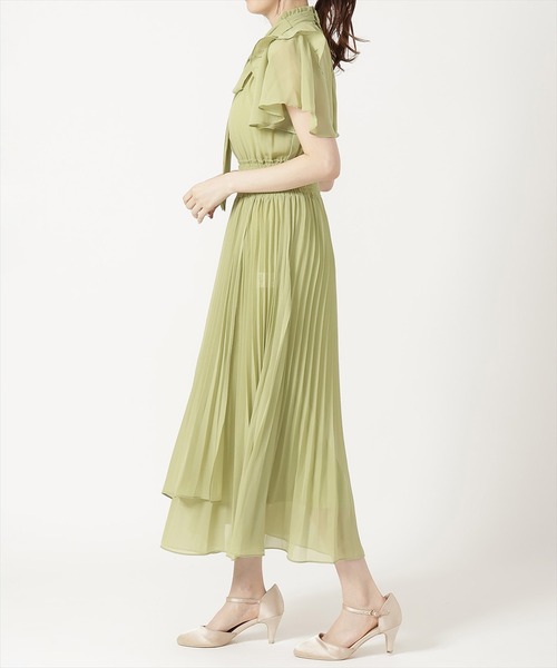 「WILLSELECTION」 半袖ワンピース MEDIUM ブラウン レディース_画像10