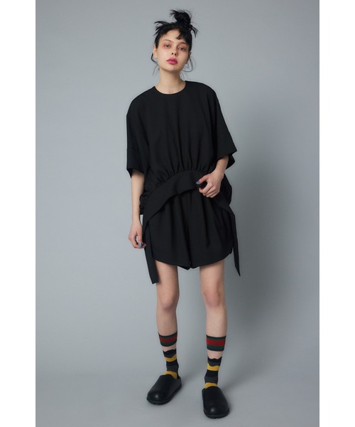 「HeRIN.CYE」 半袖ブラウス FREE イエロー レディース_画像4